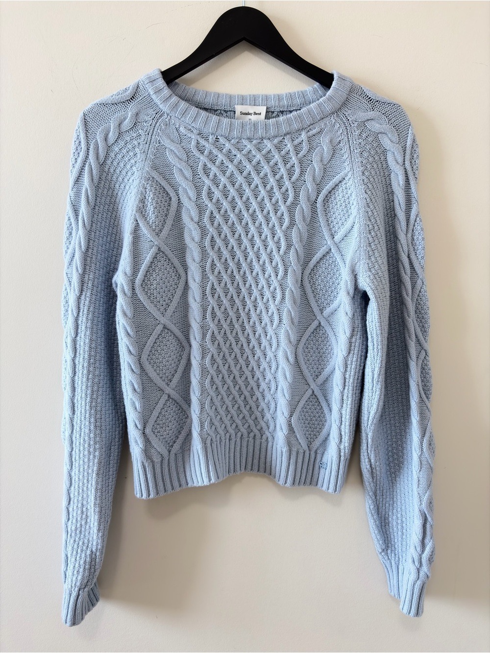 SUNDAY BEST LIMA SWEATER IN BLUE DIAMOND SIZE XS - Picture 5 of 11